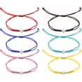 thumbnail image 1 of HAHDAXIA 6pcs/Set String Cord Cross Bracelet for Womens Girls Teens Adjustable Blessed Prayer Protection Amulet Bracelets Handmade Jewelry, 1 of 7