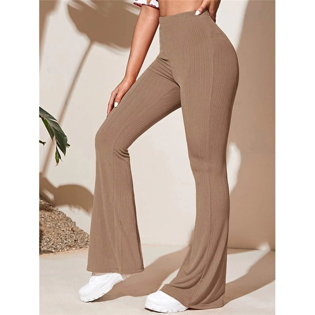 Pantalones de yoga de cintura alta con colgante, pantalones deportivos de punto informales de verano para mujeres europeas y americanas
