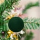 thumbnail image 5 of Avdolw - 12 bolas navideñas de terciopelo flocadas para árbol de Navidad, 2,4 pulgadas, de plástico, decorativas colgantes (B), 5 of 6