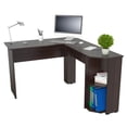 thumbnail image 3 of Home Square 2-Piece Set with Merlin L-Shaped Desk & Corner Bookcase in Espresso, 3 of 17
