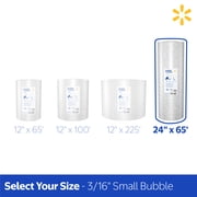 Walmart Bubble Cushion Roll, Clear, 24 x 65'