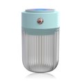 thumbnail image 1 of Mini difusor 250ML 2.5W USB Luz de noche Humidificador de aire Pulverizador de niebla portátil ajustable para el automóvil en casa, Azul Eigraketly HA008473-03B, 1 of 6
