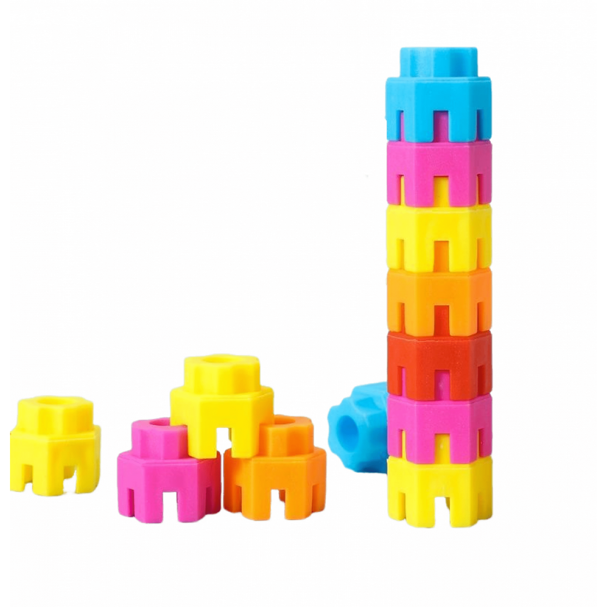 Hexagon Building Blocks Toy Suit Early Education Puzzle Building Blocks Gifts Boys And Girls Aged 3 6 Storage Box HAPDEN Walmart