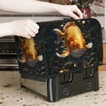 thumbnail image 7 of Sikiie Golden Koi And Treasure Toaster Covers 2 Slice Dustproof Toaster Cover Bread Machine Cover, Dustproof Cover - 11.4" x 7.5" x 7.9", 7 of 7
