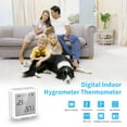 thumbnail image 2 of Amdohai Tuya Smart WiFi Temperature Humidity Sensor Indoor Hygrometer Thermometer APP Remote Control with LCD Screen T&H Sensor ℃/℉ Switchable Compatible with Alexa Google Home, 2 of 8