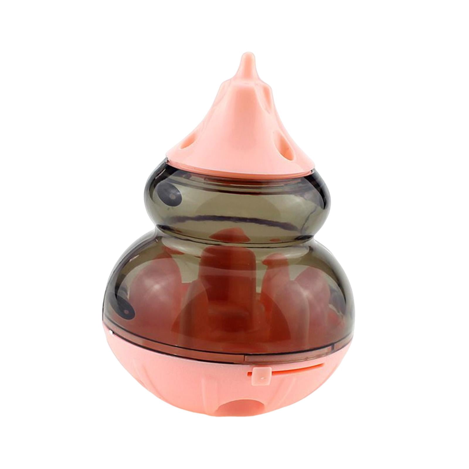 Dog Tumbler Leaking Food Toy Dog Puzzle Toy Feeder Toys for Fun Feeding Pets Pink