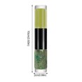 thumbnail image 3 of CBGELRT Gel Nail Polish Double Head Fast Drying Glitter Nail Polish No UV Lamp Needed Base Coat Manicure Varnish 12ml P, 3 of 5