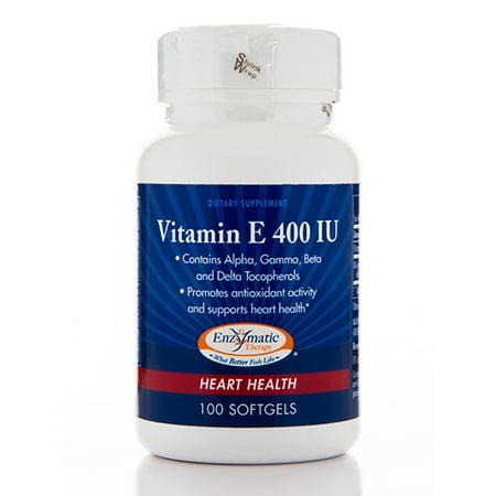 Vitamine E 400 UI Enzymatic Therapy Inc. 100 Softgel