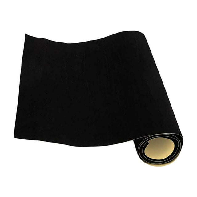 Back Self Adhesive Sheet Felt Velvet Felt Fabric Adhesive Sheets Velour Fabric Craft Sticker Black