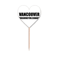 thumbnail image 1 of Vancouver Washington Canada Ciudad País Etiqueta del corazón de la bandera del palillo de dientes, 1 of 3