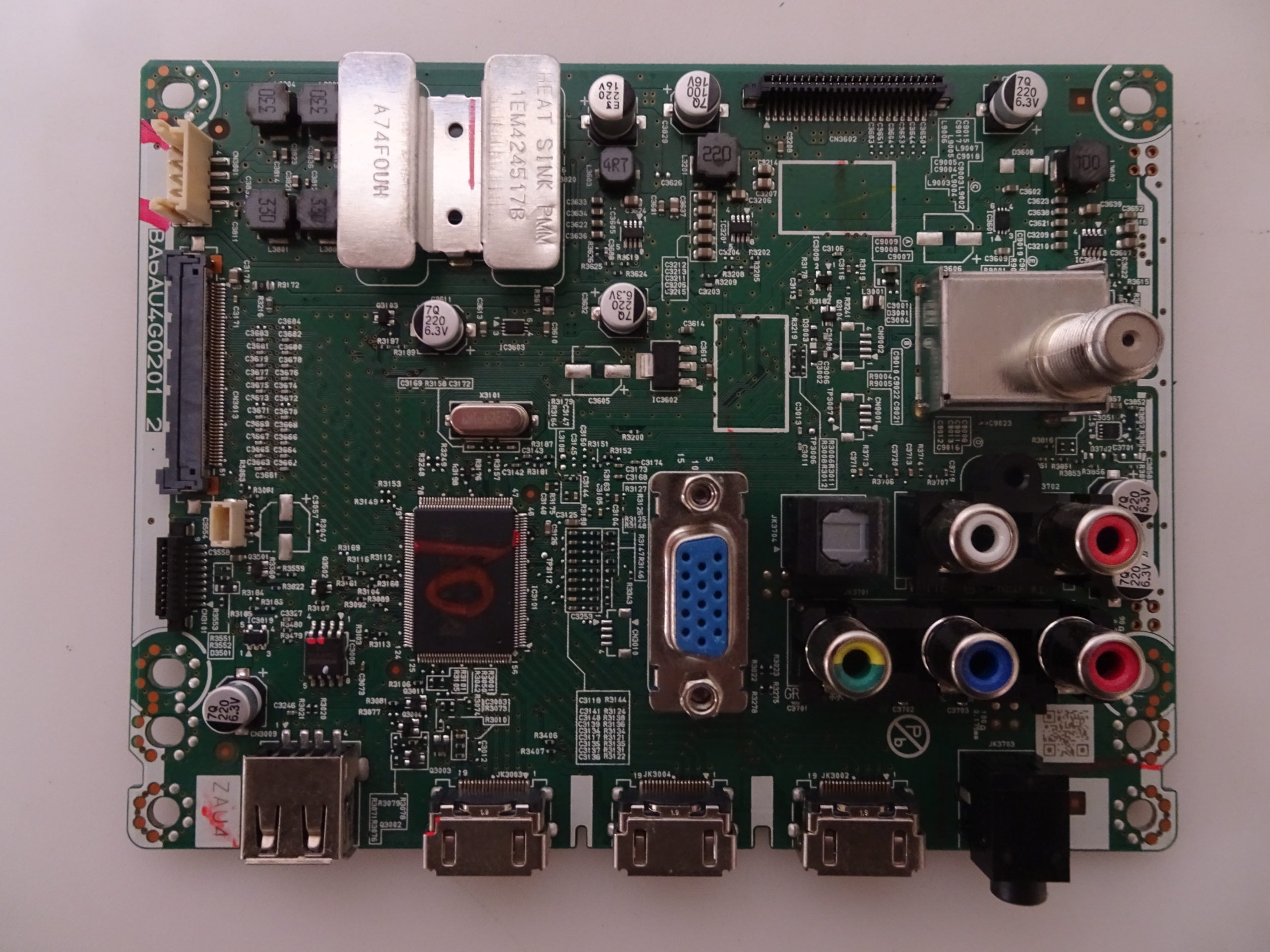 Sanyo FW50D36F B (SERIAL ME3) Main Board AZAU4MMA001