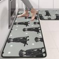 thumbnail image 2 of Kitchen Rugs Sets Of 2,Black Labrador Anti Fatigue Kitchen Mat Rugs Non Slip Washable,Decorative Kitchen Floor Mats for Kitchen,Sink,Laundry,17"x47"+17"x47", 2 of 5