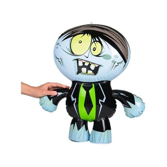 24" Blue Inflatable Zombie Undead Monster Prop Toy Decoration