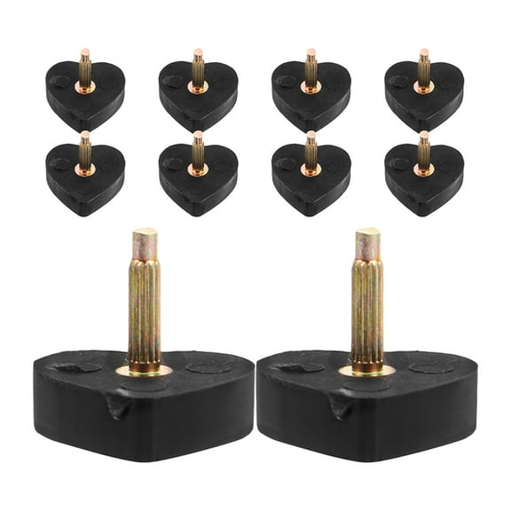 PBPBOX Shoe Caps Repair Kit Heel Tips Simple Design PVC Replacement 5 Pairs Women Shoe Repair