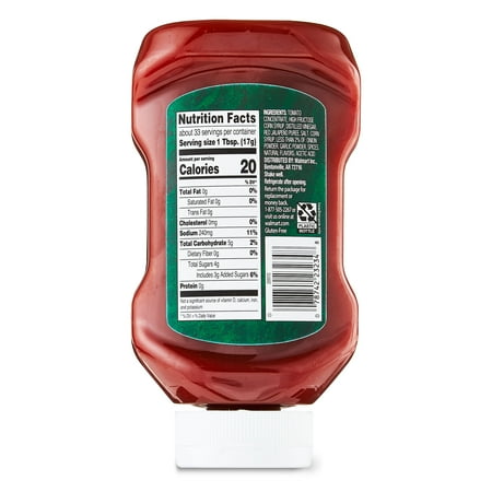 Great Value Spicy Tomato Ketchup, 20 oz