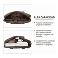 thumbnail image 2 of Portafolio Caballero Para Bandoleras Y Maletin De Cuero Xtellar cafe, 2 of 4