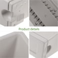 thumbnail image 2 of Shisuyan 4 Sets Rectangular Window Flower Box Planter Plant Vegetable Planters with Tray, 2 of 8