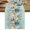 Teal Green, variant on Beach Coastal Teal Cotton Linen Table Runner for Dining Kitchen, Nautical Shell Starfish Coral Summer Wedding Outdoor Party Tablerunners, Dresser Scarf Coffee Tablecloth Runners 13x70 Inches