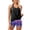 E, variant on 3 Piece Tankini Swimsuits for Women Tummy Control Bathing Suits Swim Tank Top with Bra Swimwear Adjustable Straps