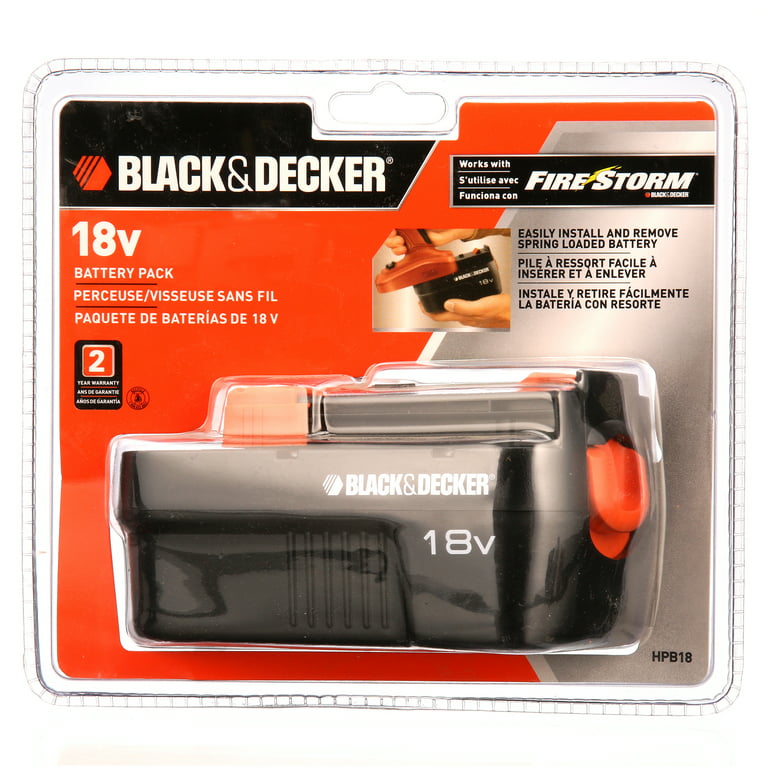 Black Decker Single Source 18v Battery Hpb18 Ope