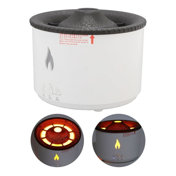 Difusor de aroma de llama difusor de aceite esencial humidificador atomizador humidificador de humo para escupir en el hogar con llama para el hogar dormitorio habitación de ANGGREK Otros