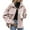Pink, variant on Defitshape Women's Fashion Shacket Coat Shackets Shirt Tops Button Down Jackets Outerwear Comfy Fall Khaki Medium