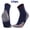 Navy, variant on 3 Pairs Mid-Calf Running Socks for Men & Women, Coolmax Combed Cotton Sweat Wicking Anti-Blister Thick Terry Bottom Socks for Running Cycling Basketball Football Gym Tennis Badminton