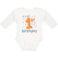 thumbnail image 3 of Inktastic It's My First Birthday Boys or Girls Long Sleeve Baby Bodysuit, 3 of 5