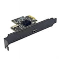thumbnail image 7 of PCI-E 1X to Type-E + Type-C Expansion Card USB3.2 GEN2 10Gbps ASM3142 Chip PCI-E to USB-C Adapter for Desktop, 7 of 7