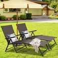 thumbnail image 4 of Patiojoy 2PCS Chaise Lounge Adjustable Patio Poolside Recliner Chair Outdoor, 4 of 8