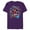 Purple, variant on Disney 100 Years of Music and Wonder Mickey Full Color D100 - Short Sleeve Blended T-Shirt for Adults - Customized-Dark Heather