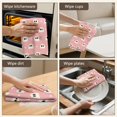 thumbnail image 6 of 2 Pcs Funny Kitchen Towels,Pink Halloween Ghosts Microfiber Dish Towels,Kitchen Tea Towels,Kitchen Towel Set (18" X 26"), 6 of 7