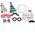 thumbnail image 1 of Photo Booth Props for Birthday - 10 per Pack, 1 of 1