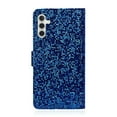 thumbnail image 5 of Glitter Wallet Case for Samsung Galaxy A32 5G, Sparkle Bling PU Leather Wrist Strap Soft TPU Shockproof Flip Cover with Kickstand Magnetic Clasp Card Slots Shining Case for Women Girls,Blue, 5 of 9
