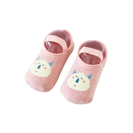 

fvwitlyh Boys Slip on Shoe Cute Children Toddler Shoes Autumn And Winter Boys And Girls Floor Sports Non Slip Warm Shoes Size 9