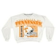 thumbnail image 2 of Women's Pressbox White Tennessee Volunteers Oversized Janice Retro Waist-Length Sweatshirt, 2 of 3