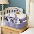 thumbnail image 6 of Sunveno Large Polyester Nursery Portable Diaper Caddy Organizer for Changing Station, 6 of 9