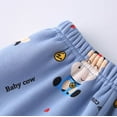 thumbnail image 6 of Dlasu Big Girls' Cartoon Print Cute Pajama Pants Elastic Waist Children's Loose Winter Warm Cozy Sleep Pants, 6 of 9