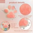 thumbnail image 4 of Stress Relief Toys Cat paw,Cute Cat Paw Shaped Cushion for Home Decor，Soft Plush Pillow for Sofa，Bed，and Office Chair Pink and White, 4 of 5