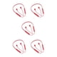 thumbnail image 1 of Sidaley Auriculares para el cuello Control de botón compatible con Bluetooth Auricular Estéreo Portátil Manos libres Música Auricular para caminar rojo 5piezas, 1 of 6