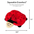 thumbnail image 2 of Juguete para Perro ZippyPaws Betsey Mariquita de Peluche 25 cm con Sonido, 2 of 8
