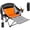 Black Gray, variant on Oswerpon Heated Camping Chair with Foot Rest, Oversized Heated Chair with 20000mAh Power Bank, 3 Heat Levels, 500 lbs Capacity, Black Gray
