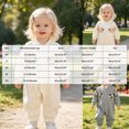 thumbnail image 3 of Gibobby Infant Baby Boys Long Sleeve Romper Summer 0 3 6 9 12 18 24Months 2T 3T Infant Onesie Unisex Newborn Baby Clothes(18-24 Months,Beige), 3 of 9