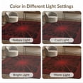 thumbnail image 7 of ODIKA Spider Web Design With Bold Radiating Strands And Dark Border Pet Friendly & Kids Safe Play for Playroom, Bedroom, Reading Nook, 7 of 7