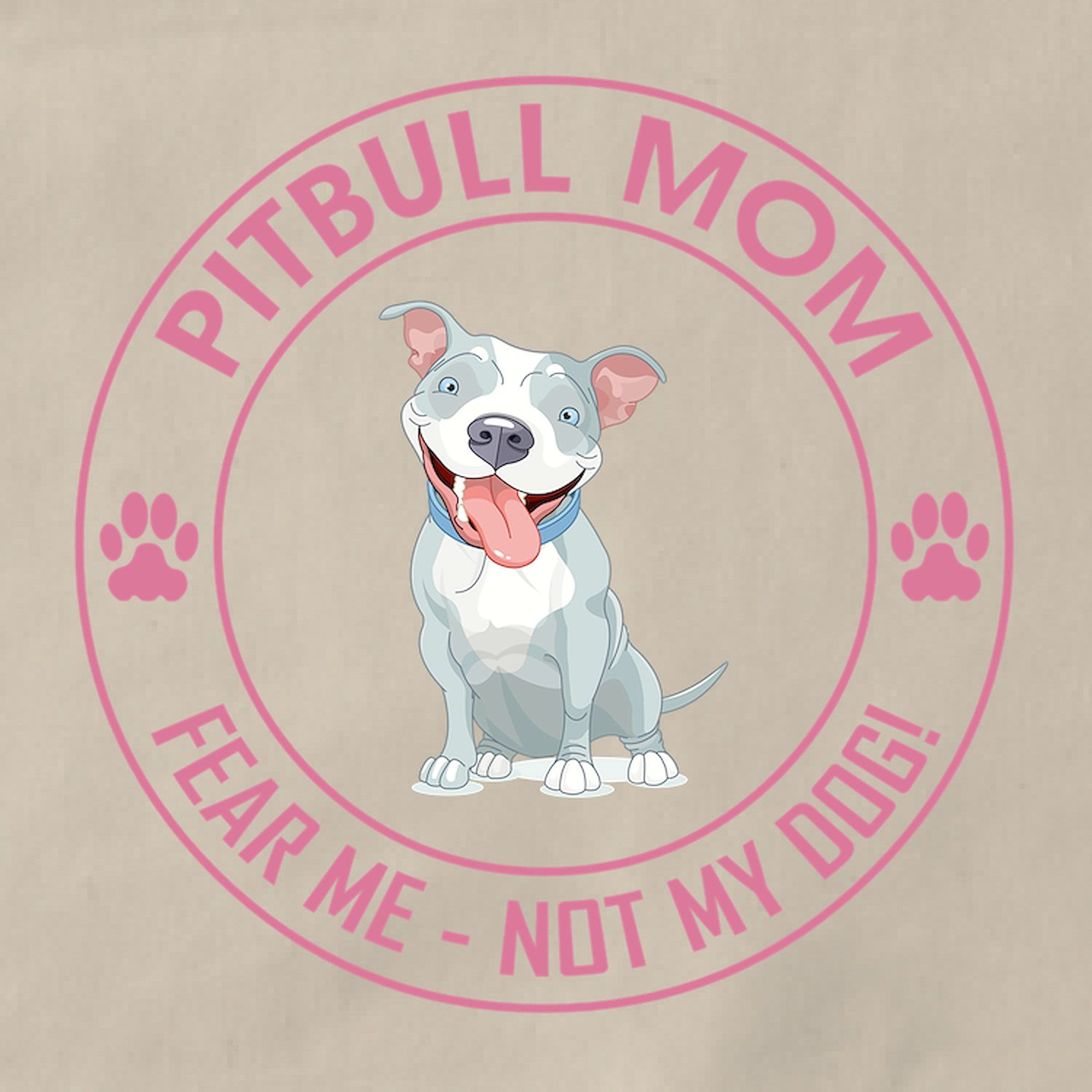 CafePress - PITBULL MOM Light - Kitchen Apron with Pockets, Grilling Apron, Baking Apron
