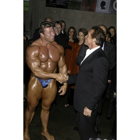 Arnold Schwarzenegger at the 25th Anniversary of Pumping Iron Special Edition at the Loews Tower in New York City Photo