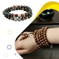 thumbnail image 4 of maskred Bracelet de Perles Expressif Bracelet Léger et Réglable avec Perles de Pierre Naturelle Personnalisé type 2 1Set, 4 of 6