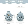 TISUDYE Clearance Silicone Baby Rattle Chicken Teething Ring Baby
