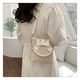 thumbnail image 3 of Bolsa De Hombro Bolsos de hombro para mujer Bolso bandolera tejido de verano de paja Bolsos tipo satchel de playa (Blanco) Ehuebsd Para Estrenar, 3 of 7