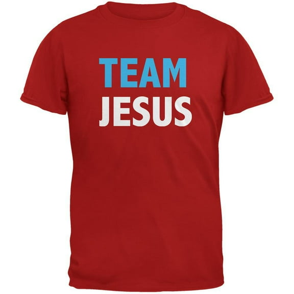 Team Jesus Red Adult T-Shirt - Small